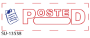 2 Color "Posted"<BR>Title Stamp