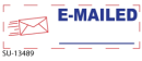 2 Color "E-Mailed"<BR> Title Stamp