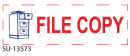 2 Color "File Copy"<BR>Title Stamp