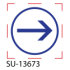 SU-13673 - Small 'Arrow"<BR>Title Stamp